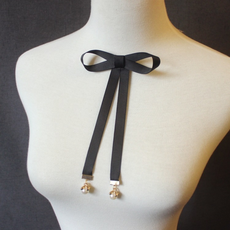 Nơ Cài Cổ Áo Thiết Kế Hình Hoa Dễ Thương Dành Cho Nữ