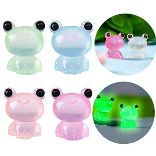 Chú Ếch Nhỏ Dạ Quang Bằng Nhựa resin Trang Trí Bảng Điều Khiển Xe Hơi
