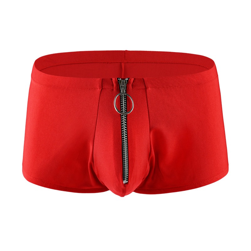 Quần Lót Boxer Dạng Short Có Khóa Kéo Gợi Cảm Cho Nam