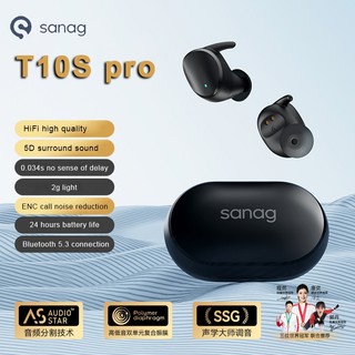 Sanag tai nghe nhét tai t10 bluetooth 5.3 tws giảm tiếng ồn chống thấm nước ip65