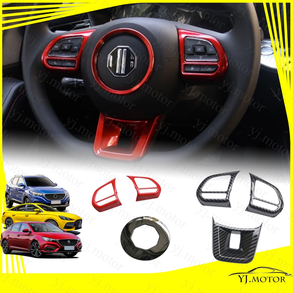 Vỏ Bọc Vô Lăng abs Họa Tiết Sợi carbon Cho mg5 mg6 garages mg zs hs