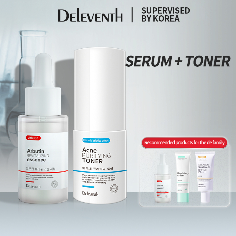 Tổ hợp làm sạch da trắng da DELEVENTH  làm trắng và trị nám  làm cân bằng dầu và nước  loại bỏ sẹo m