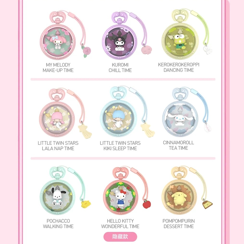 Sanrio Mô Hình Búp Bê popmart Hoạt Hình Anime Love time series Tuyệt Vời Thích Hợp Làm Quà Tặng Bạn Bè