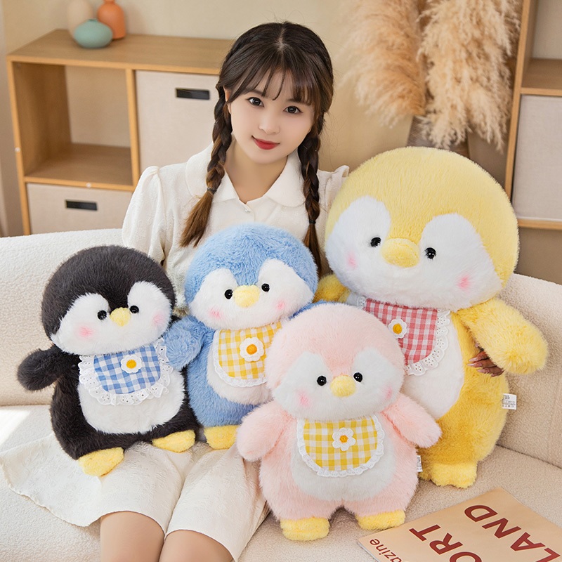 Dễ thương Mềm Chim Cánh Cụt Sang Trọng Đồ Chơi Trẻ Em Giấc Ngủ Nhẹ Nhàng Rag Doll Girl Món Quà Sinh Nhật