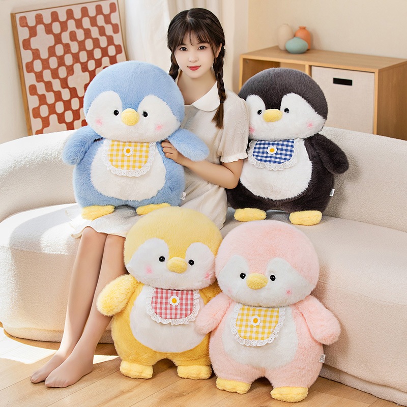 Dễ thương Mềm Chim Cánh Cụt Sang Trọng Đồ Chơi Trẻ Em Giấc Ngủ Nhẹ Nhàng Rag Doll Girl Món Quà Sinh Nhật