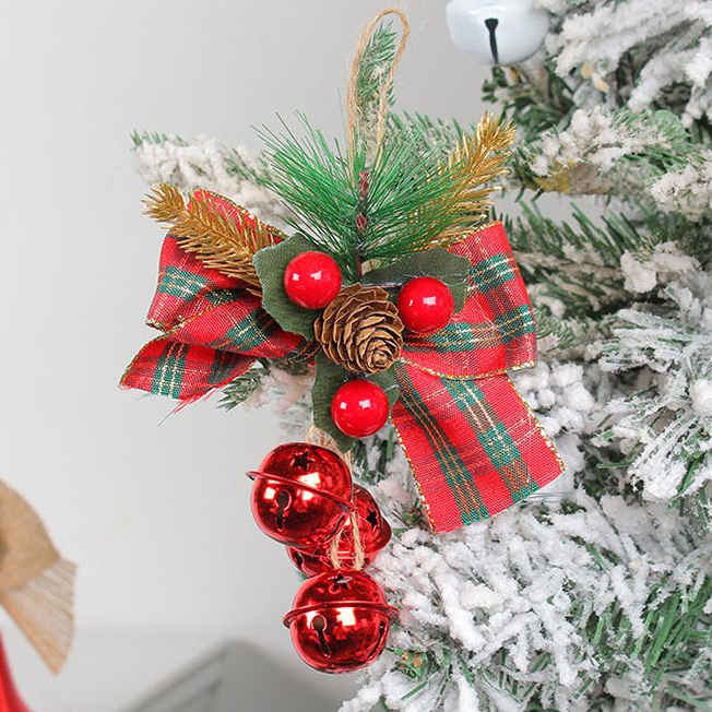 Meng ni Chuông Giáng Sinh Phụ Kiện Mới Mua Sắm Trang Trí Cây Thông Noel Chuông Bowling