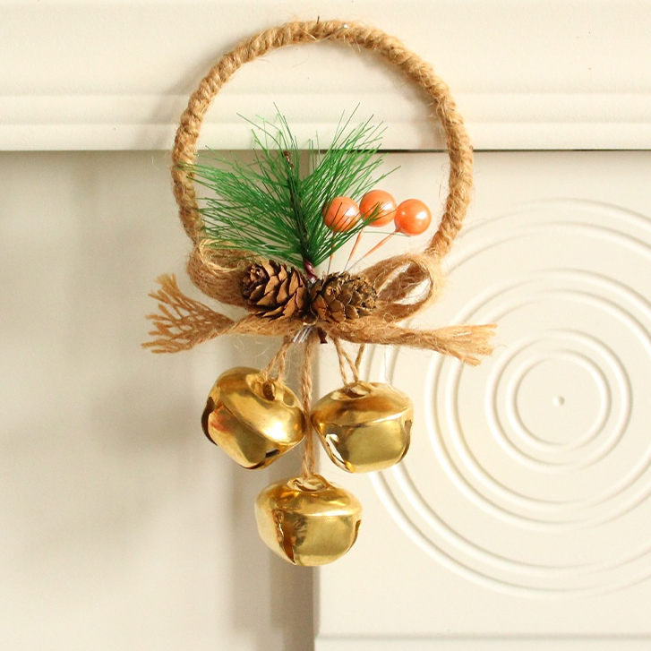 Meng ni Chuông Giáng Sinh Phụ Kiện Mới Mua Sắm Trang Trí Cây Thông Noel Chuông Bowling