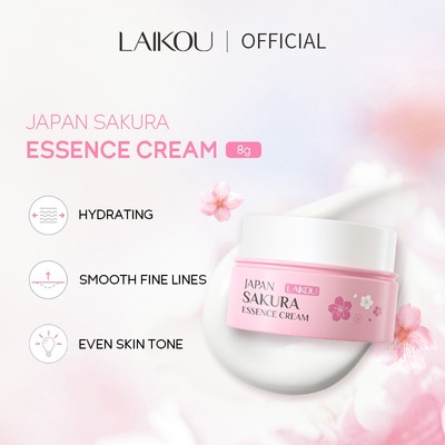 Laikou Kem Dưỡng Ẩm Chống Lão Hóa 8g Chiết Xuất Hoa Anh Đào Tiện Dụng