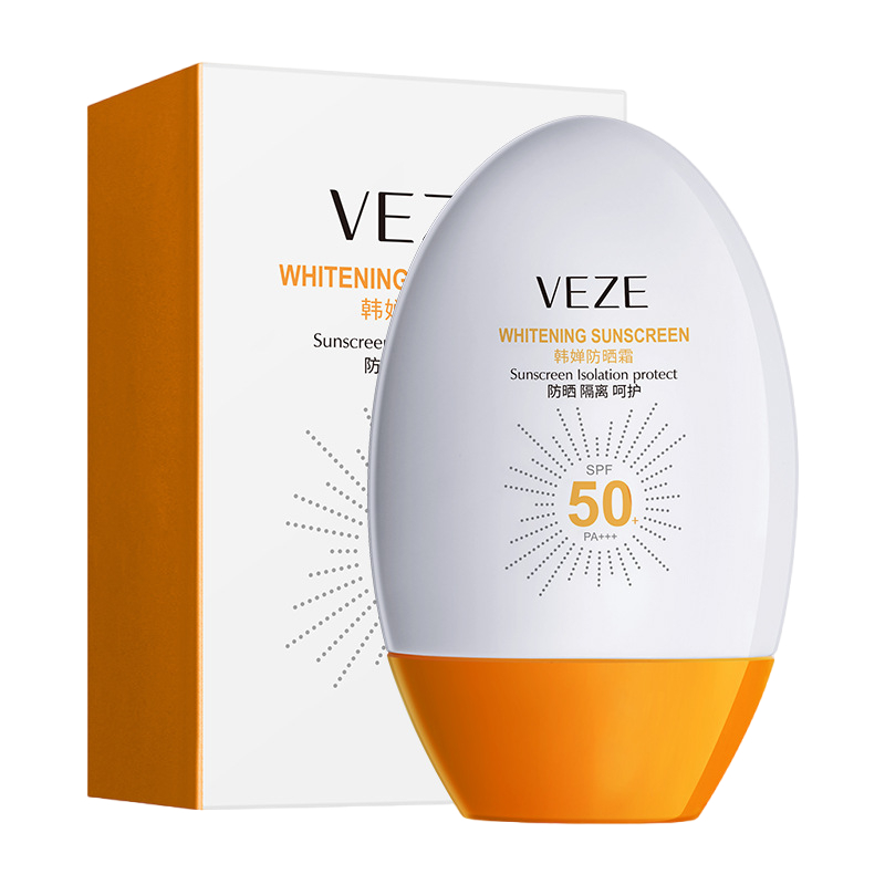 Kem chống nắng VEZE 45ml, 30g bảo vệ tia cực tím,  chỉ số chống nắng cao SPF 50+