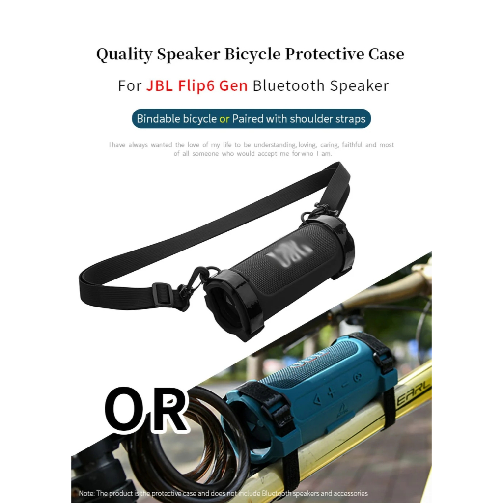 Phù Hợp Vỏ Silicon Bảo Vệ Loa Jbl flip6 Có Dây Đeo Vai