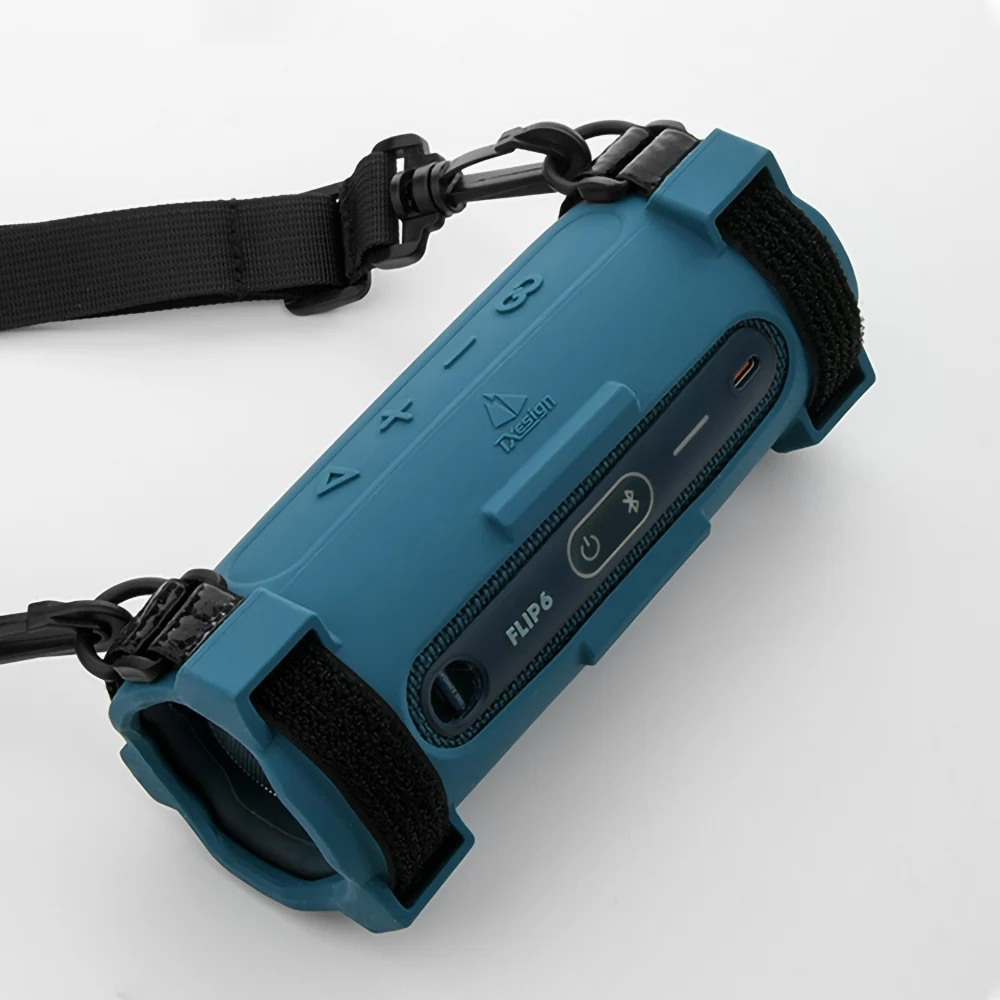 Phù Hợp Vỏ Silicon Bảo Vệ Loa Jbl flip6 Có Dây Đeo Vai