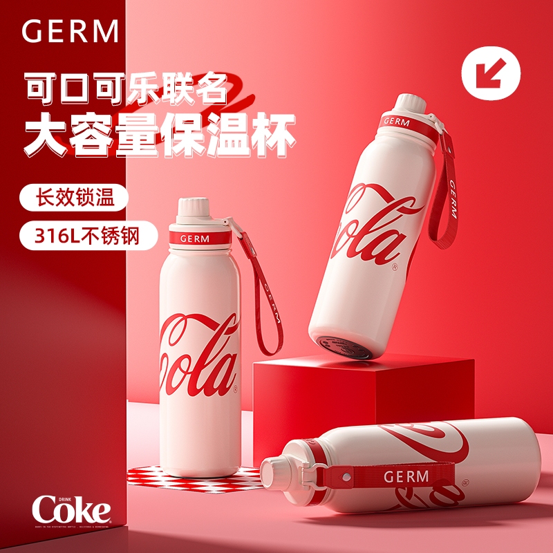 COCA COLA Bình Nước Giữ Nhiệt Bằng Thép Không Gỉ 316 580ml Chất Lượng Cao