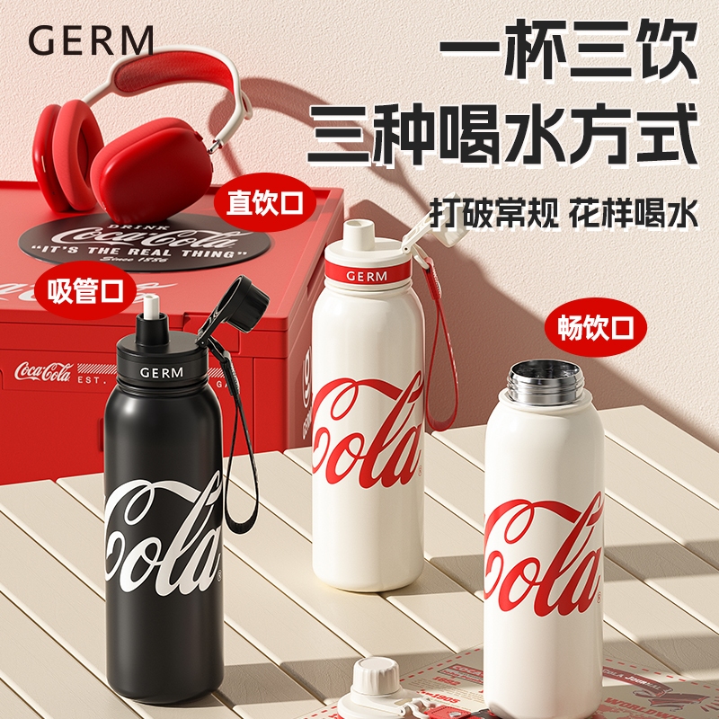 COCA COLA Bình Nước Giữ Nhiệt Bằng Thép Không Gỉ 316 580ml Chất Lượng Cao