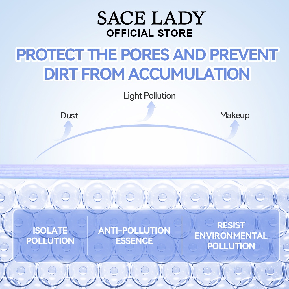 Sace lady Kem Lót Làm Sáng Da Và Se Khít Lỗ Chân Lông Trọng Lượng Nhẹ 20g