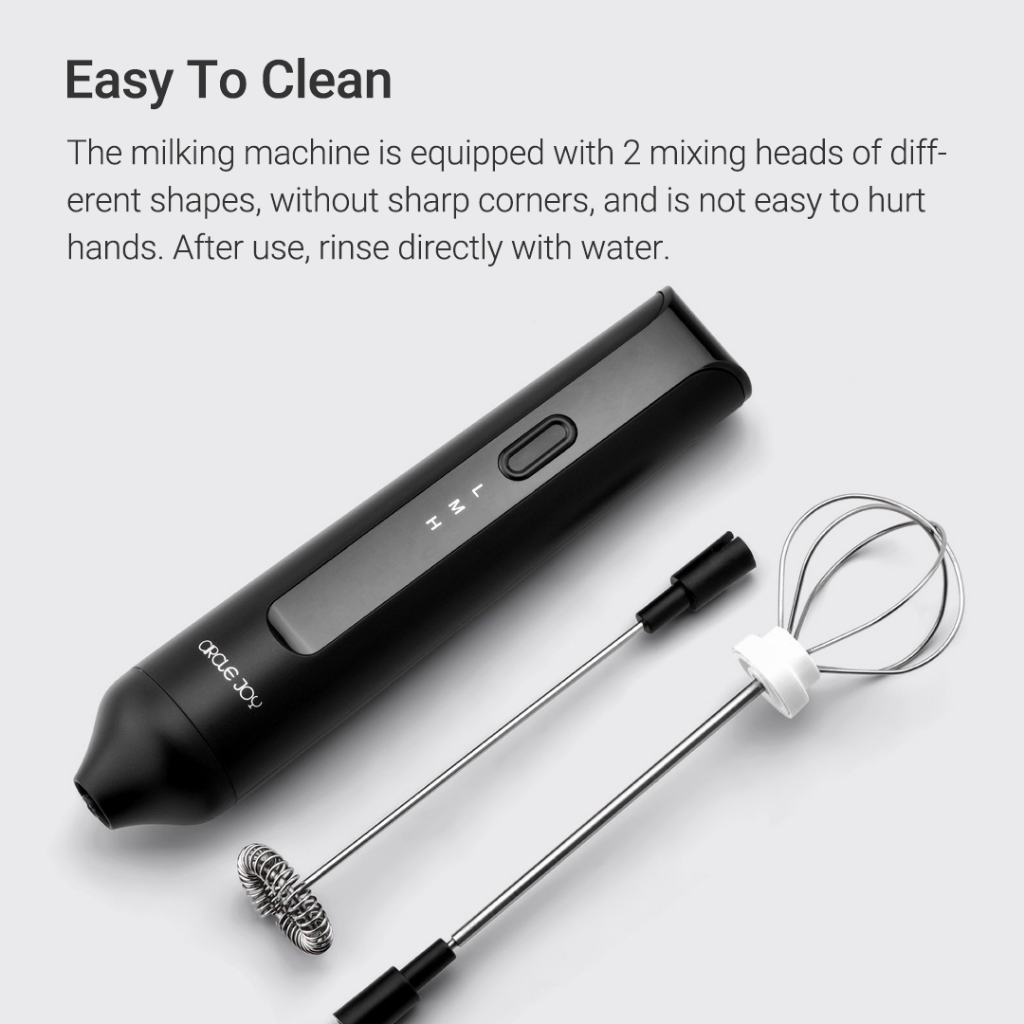 Xiaomi youpin Máy Đánh Trứng / Sữa / Cà Phê Chạy Điện Hình Tròn mini Chất Liệu Cấp Thực Phẩm