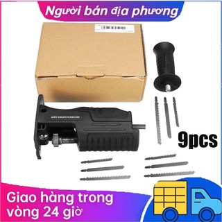 Máy cưa lọng - bộ chuyển đổi máy khoan thành máy cưa lọng tặng kèm lưỡi cưa