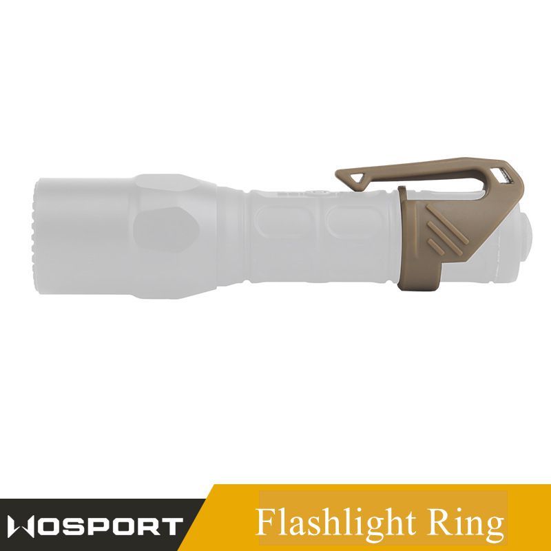 Wosport Đèn Pin Dạng Kẹp Bỏ Túi Tích Hợp Đèn Pin Một inch