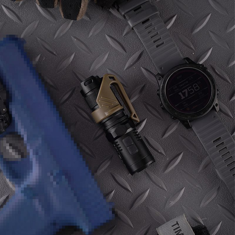 Wosport Đèn Pin Dạng Kẹp Bỏ Túi Tích Hợp Đèn Pin Một inch