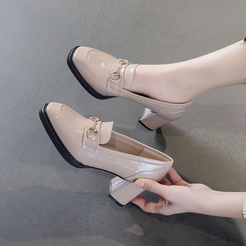 UETEEY  giày búp bê Mary Jane Lolita Đế da mềm đế êm thời trang Nhẹ nhàng Điểm nhấn Trẻ trung Màu sắc đa dạng Lịch lãm FLF23B0PYC 46Z231118