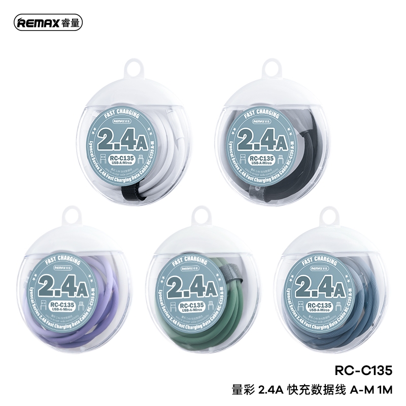 Remax Cáp Sạc Nhanh 2.4a rc-c135