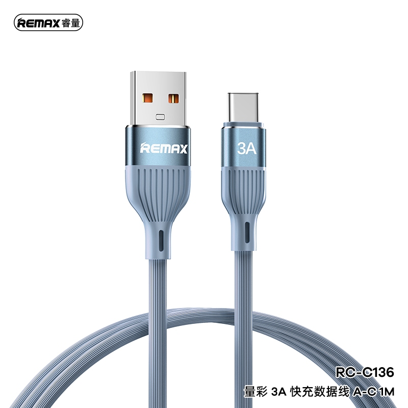 Cáp Sạc Nhanh remax 3a rc-c136