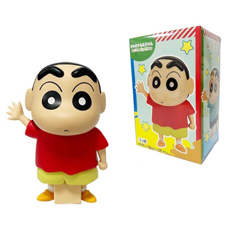 Mô Hình shin-chan Mặc Đồng Phục Học Sinh 18cm Bằng pvc