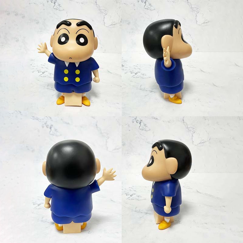 Mô Hình shin-chan Mặc Đồng Phục Học Sinh 18cm Bằng pvc