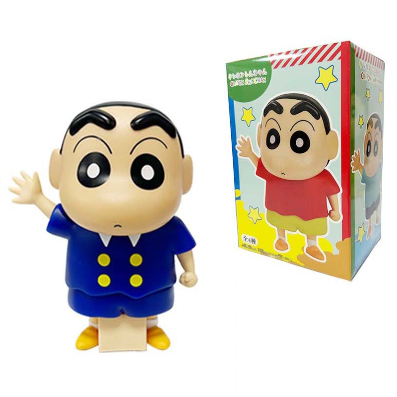 Mô Hình shin-chan Mặc Đồng Phục Học Sinh 18cm Bằng pvc