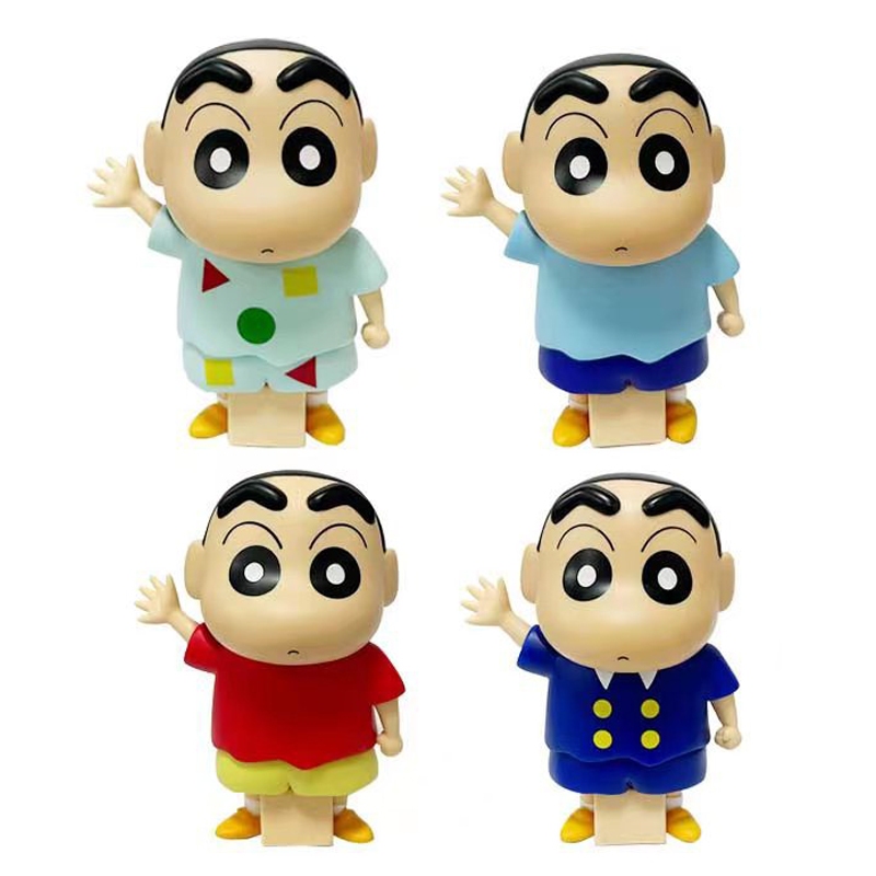 Mô Hình shin-chan Mặc Đồng Phục Học Sinh 18cm Bằng pvc