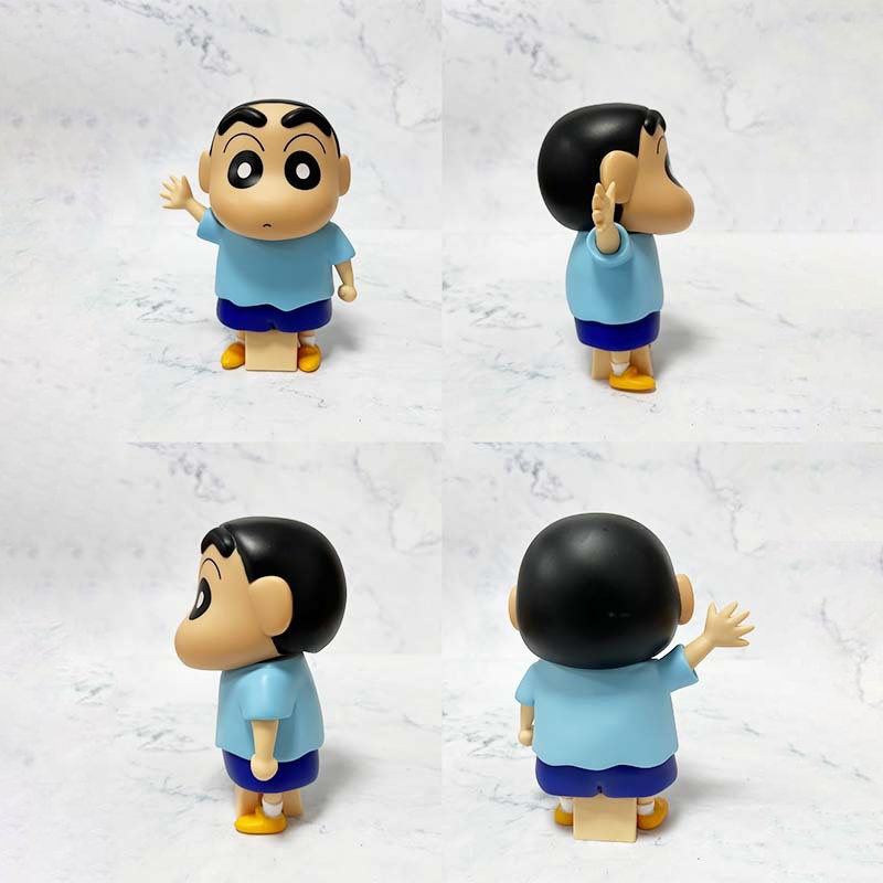 Mô Hình shin-chan Mặc Đồng Phục Học Sinh 18cm Bằng pvc