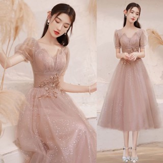 Đầm Phù Dâu Thiết Kế Mới Thanh Lịch Thời Trang Dành Cho Nữ