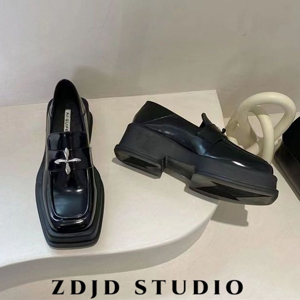 ZDJD giày búp bê nữ đế cao lolita giày Mary Jane Đế da mềm đế thời dép Thoải Mái Xinh Xắn  Phóng khoáng Tiện dụng Linh hoạt Đa màu sắc FLF23B0FI0 45Z231109