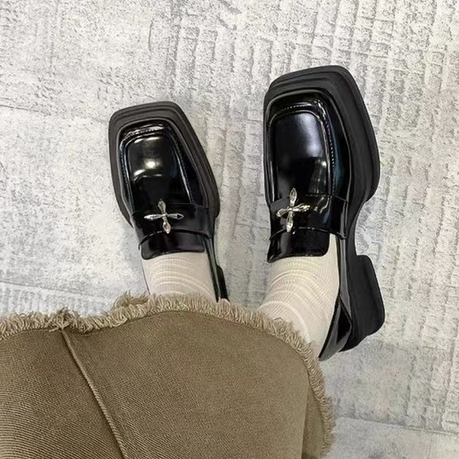 ZDJD giày búp bê nữ đế cao lolita giày Mary Jane Đế da mềm đế thời dép Thoải Mái Xinh Xắn  Phóng khoáng Tiện dụng Linh hoạt Đa màu sắc FLF23B0FI0 45Z231109