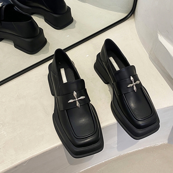 ZDJD giày búp bê nữ đế cao lolita giày Mary Jane Đế da mềm đế thời dép Thoải Mái Xinh Xắn  Phóng khoáng Tiện dụng Linh hoạt Đa màu sắc FLF23B0FI0 45Z231109