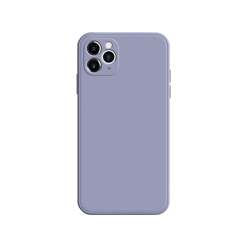 Ốp Điện Thoại Silicon Màu Trơn Thời Trang Cho iphone 12 14pro max 15 x 11 13