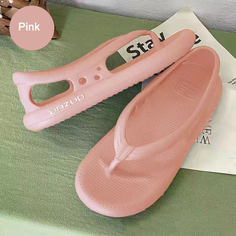 Bazuo Dép Xỏ Ngón Đế Dày Bằng eva Chống Trượt Nhanh Khô Dành Cho Nam Và Nữ