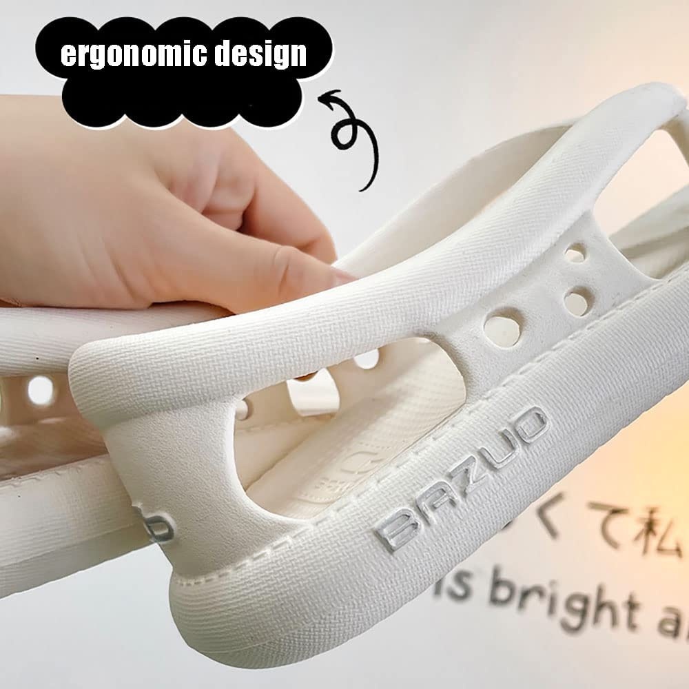 Bazuo Dép Xỏ Ngón Đế Dày Bằng eva Chống Trượt Nhanh Khô Dành Cho Nam Và Nữ