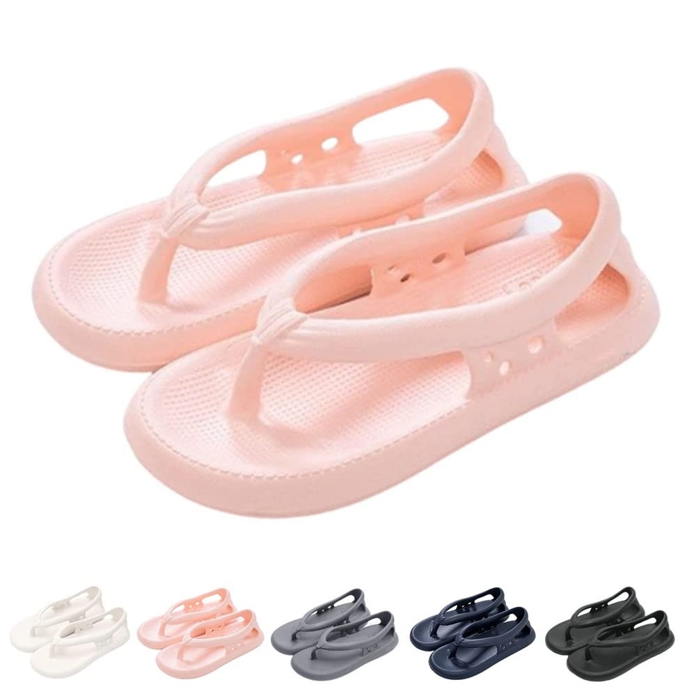 Bazuo Dép Xỏ Ngón Đế Dày Bằng eva Chống Trượt Nhanh Khô Dành Cho Nam Và Nữ