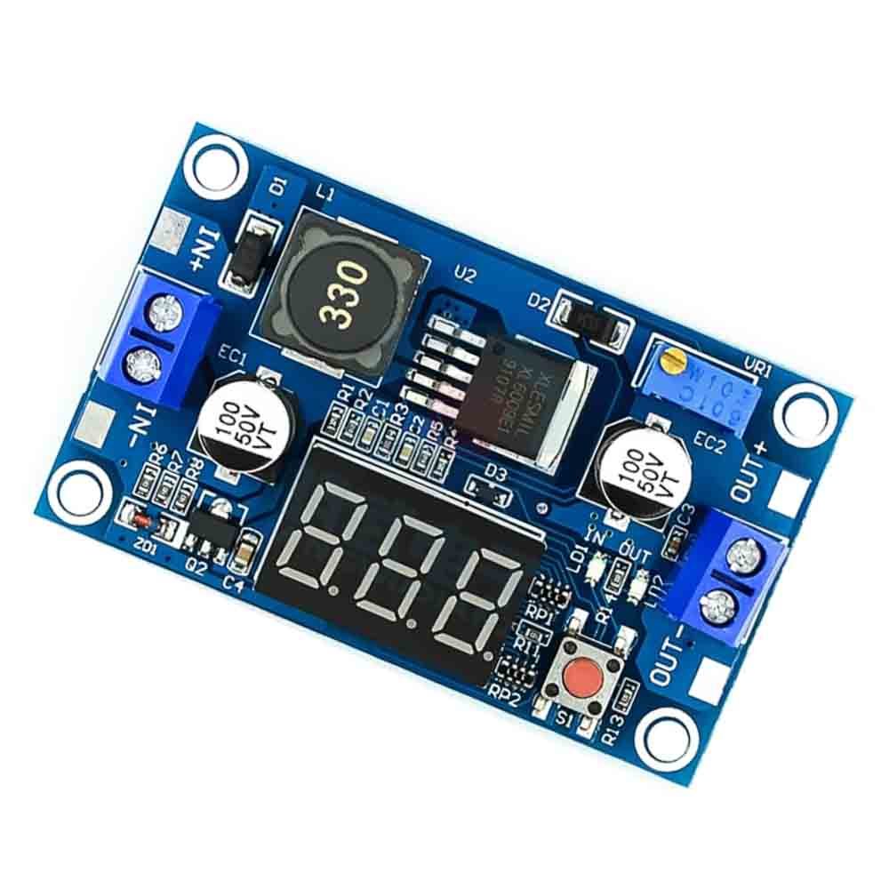 Mạch nguồn tăng áp DC-DC Xl6009 từ 4.5-32V sang 5-52V có màn hình LED đa năng thông dụng
