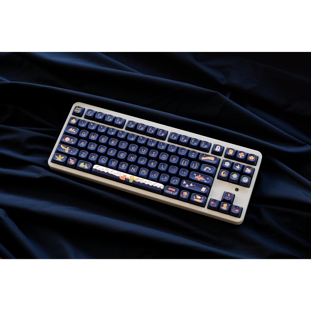 Keycaps Hoàng Tử Bé GMK, 126 Phím Keycaps MOA Profile DYE-SUB Keycaps GMK Cá Tính Cho Bàn Phím Cơ