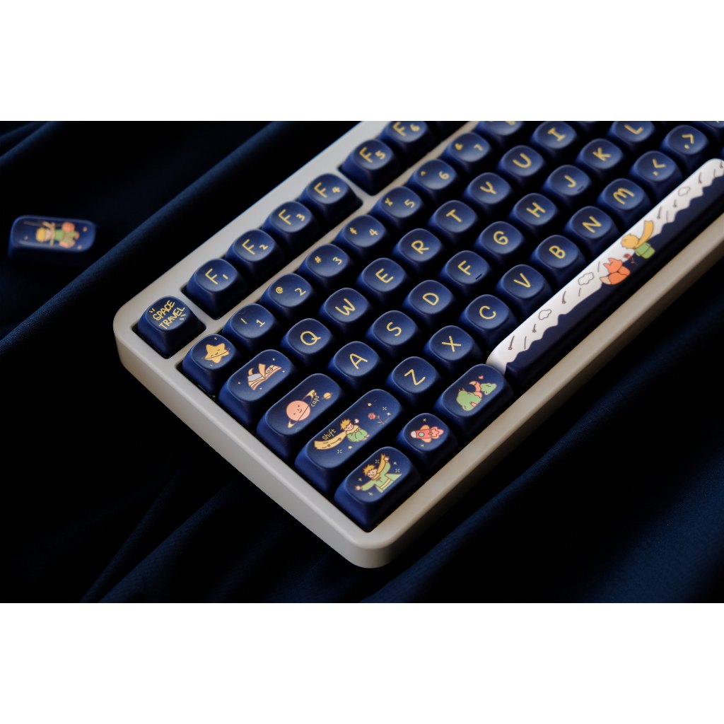 Keycaps Hoàng Tử Bé GMK, 126 Phím Keycaps MOA Profile DYE-SUB Keycaps GMK Cá Tính Cho Bàn Phím Cơ