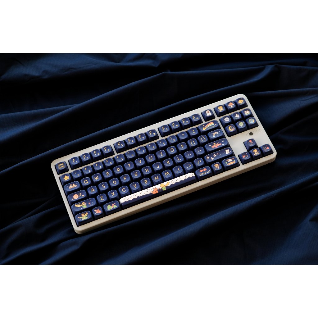 Keycaps Hoàng Tử Bé GMK, 126 Phím Keycaps MOA Profile DYE-SUB Keycaps GMK Cá Tính Cho Bàn Phím Cơ