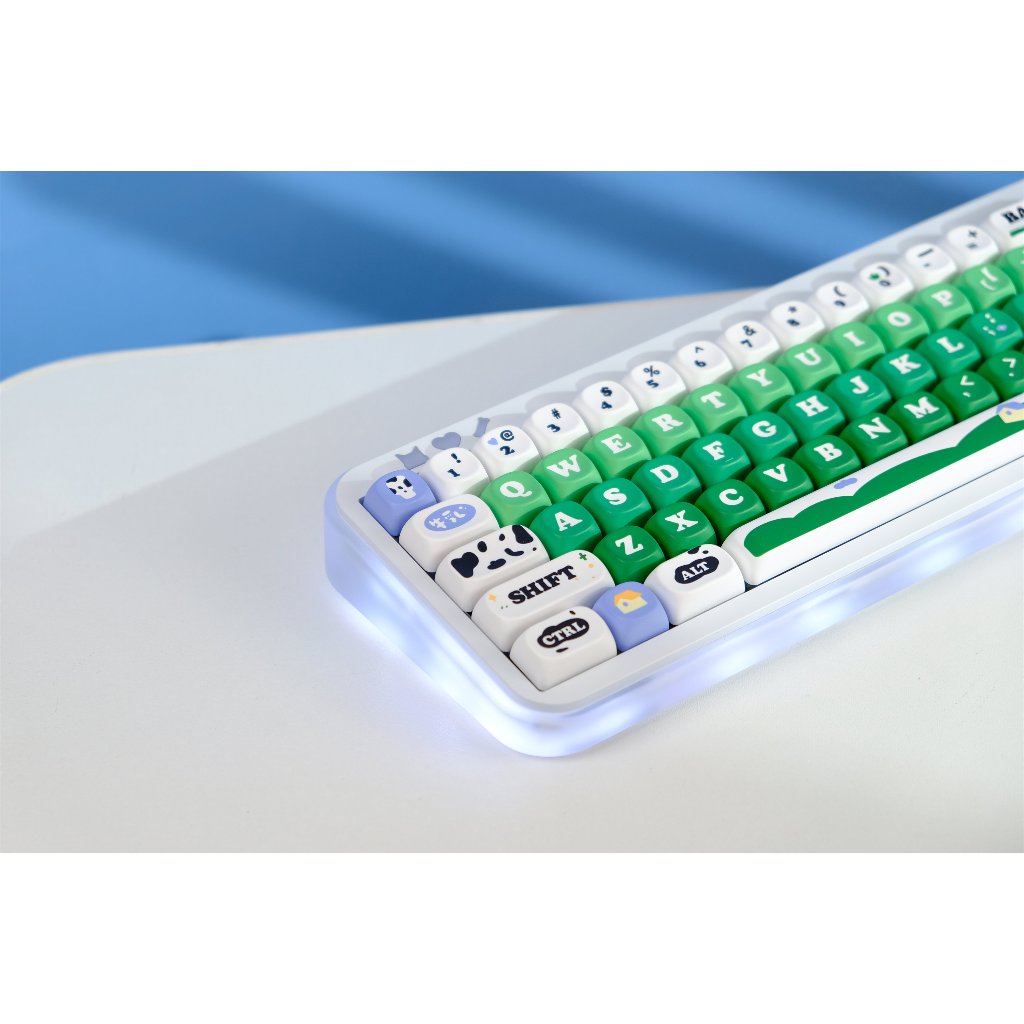 Keycaps GMK Bò Đồng Cỏ, 126 Phím Keycaps MOA Profile DYE-SUB Keycaps GMK Cá Tính Cho Bàn Phím Cơ