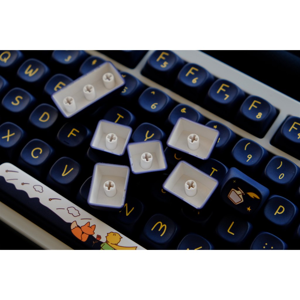 Keycaps Hoàng Tử Bé GMK, 126 Phím Keycaps MOA Profile DYE-SUB Keycaps GMK Cá Tính Cho Bàn Phím Cơ