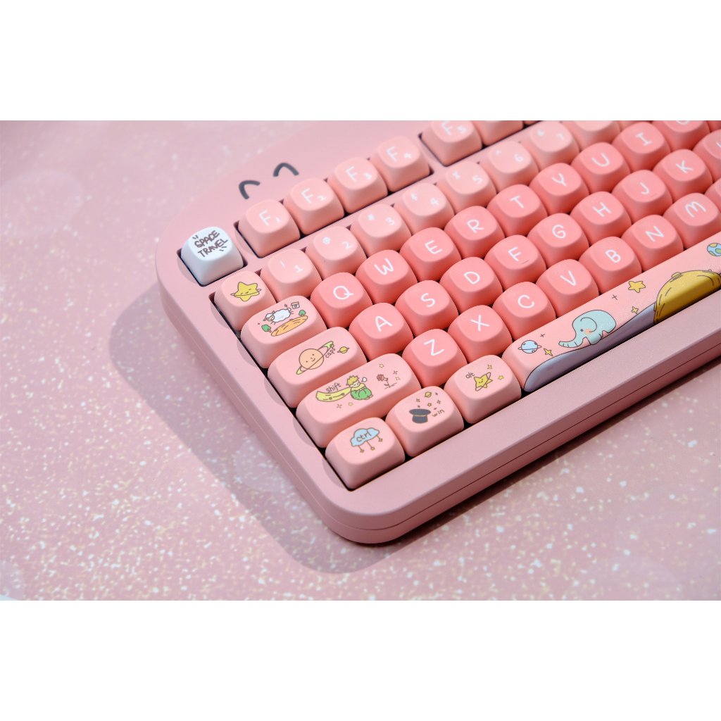 Keycaps Hoàng Tử Bé GMK, 126 Phím Keycaps MOA Profile DYE-SUB Keycaps GMK Cá Tính Cho Bàn Phím Cơ