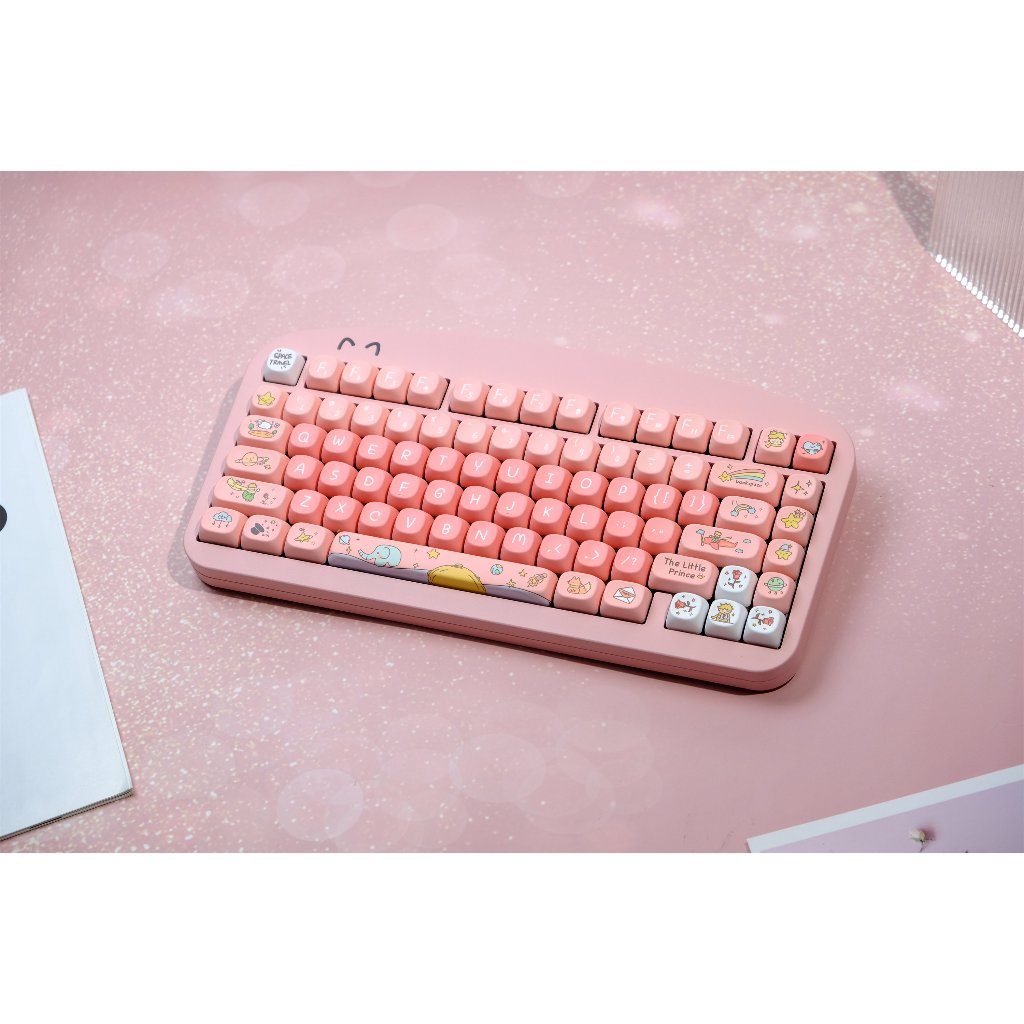Keycaps Hoàng Tử Bé GMK, 126 Phím Keycaps MOA Profile DYE-SUB Keycaps GMK Cá Tính Cho Bàn Phím Cơ