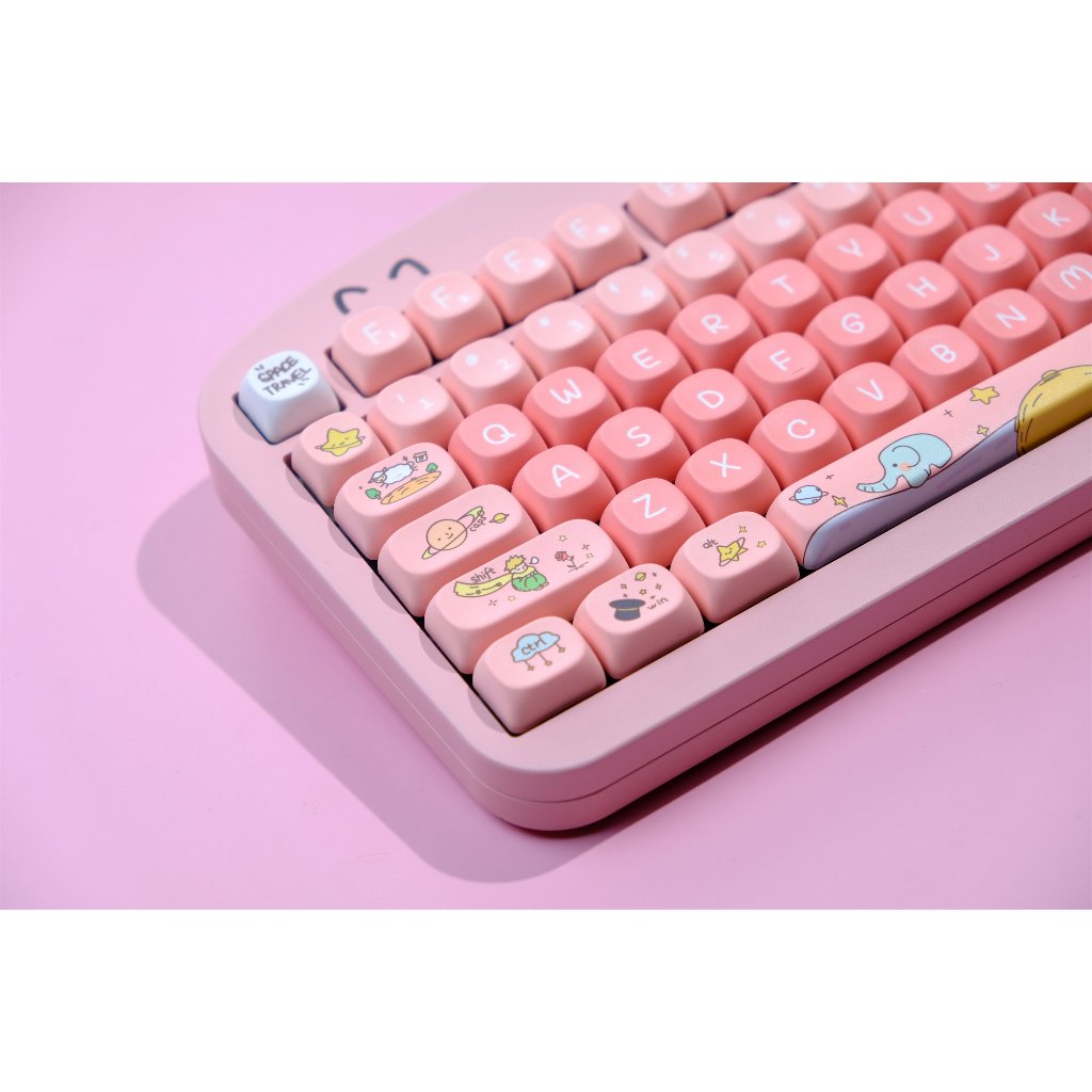 Keycaps Hoàng Tử Bé GMK, 126 Phím Keycaps MOA Profile DYE-SUB Keycaps GMK Cá Tính Cho Bàn Phím Cơ
