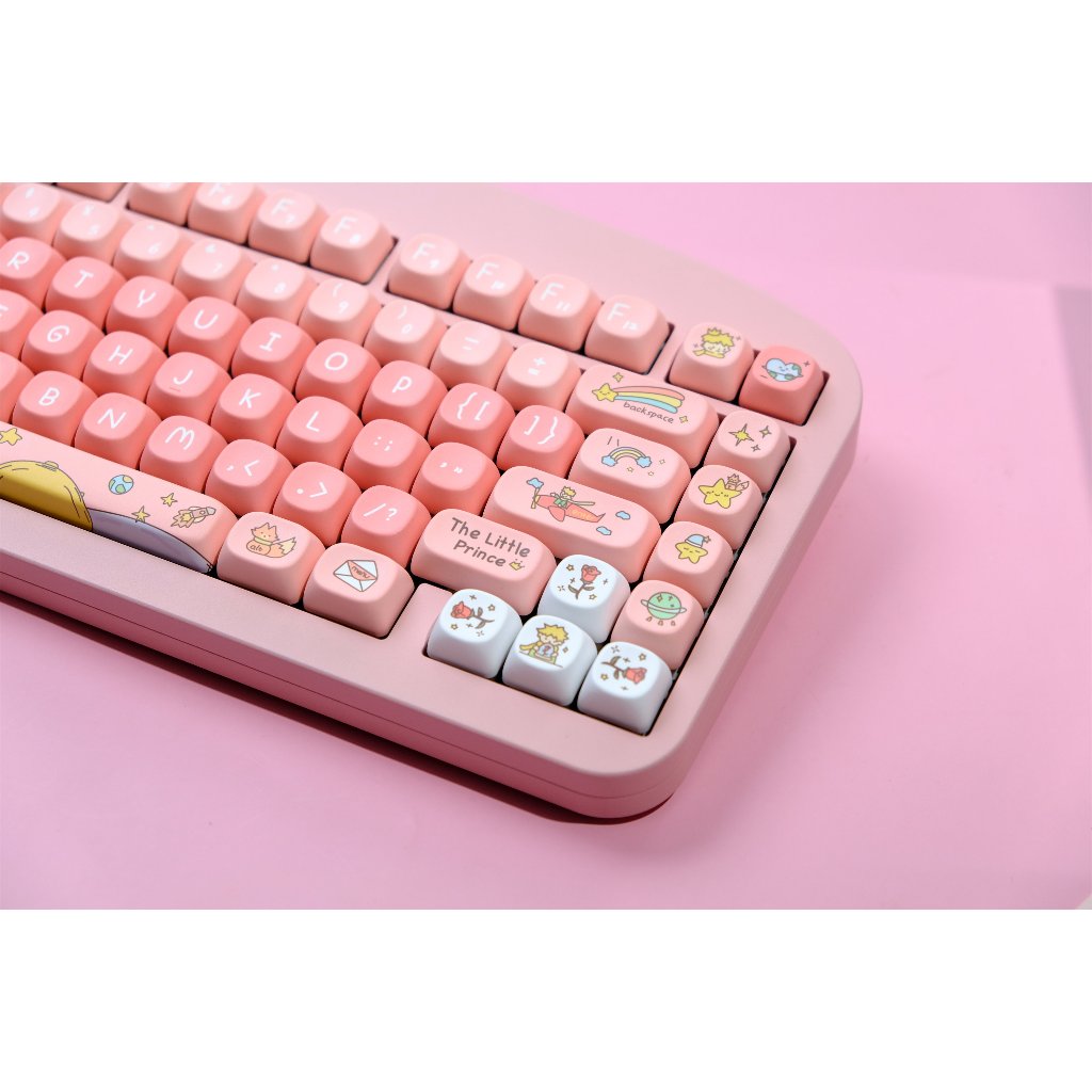 Keycaps Hoàng Tử Bé GMK, 126 Phím Keycaps MOA Profile DYE-SUB Keycaps GMK Cá Tính Cho Bàn Phím Cơ