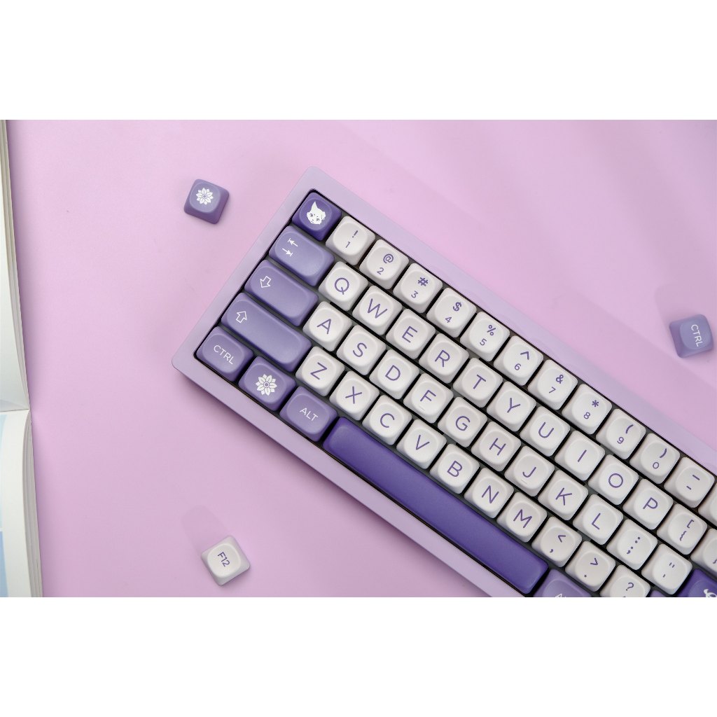 Keycaps GMK Ice Witch, 126 Phím Keycaps MOA Profile DYE-SUB Keycaps GMK Cá Tính Cho Bàn Phím Cơ