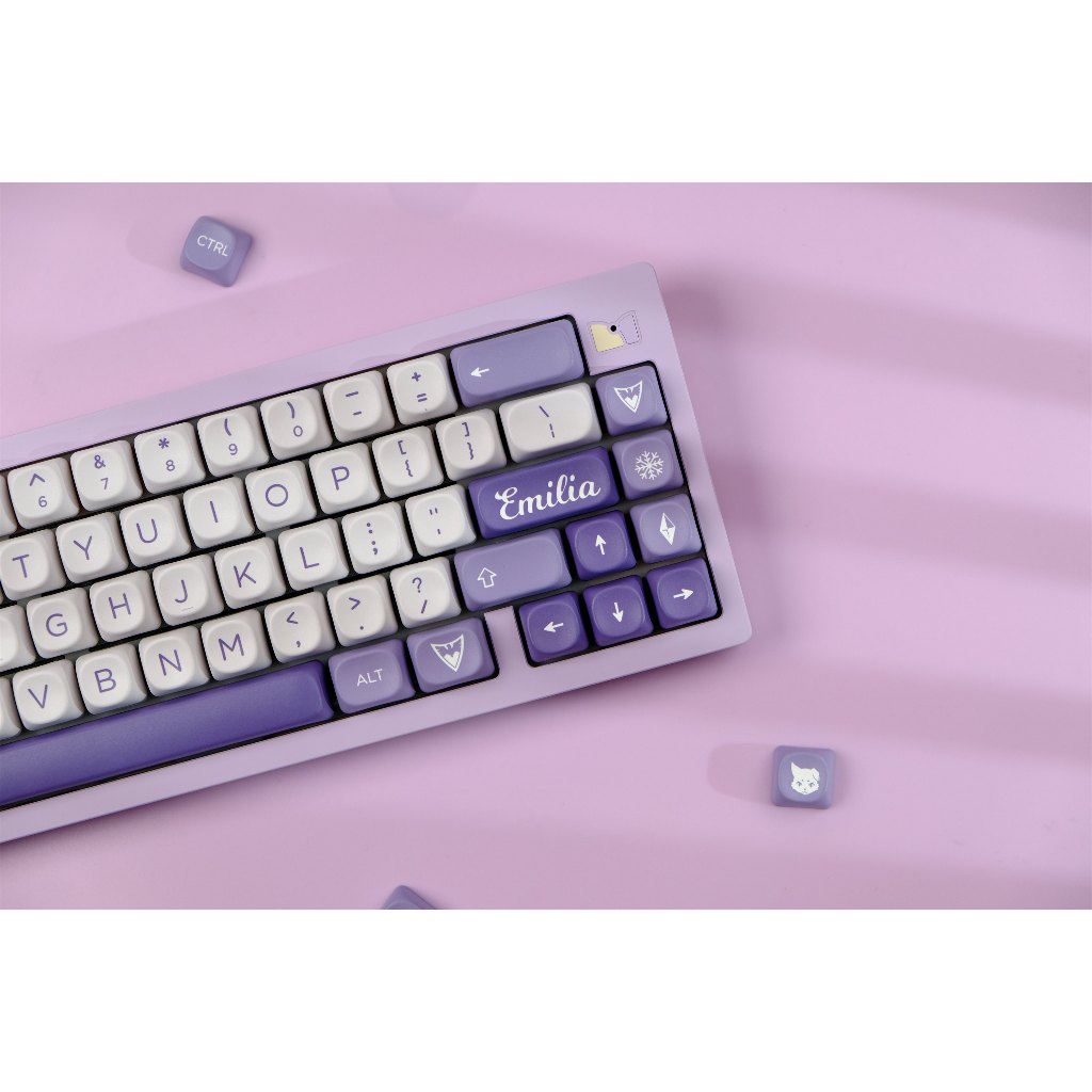 Keycaps GMK Ice Witch, 126 Phím Keycaps MOA Profile DYE-SUB Keycaps GMK Cá Tính Cho Bàn Phím Cơ